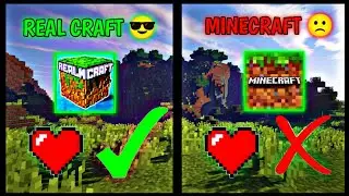 Minecraft 🔥 vs REAL CRAFT 😘