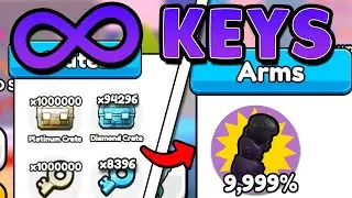 *NEW* HOW TO GET *INFINITE* PLATINUM KEYS IN ARM WRESTLE SIMULATOR! WORLD 7! AND MUCH MORE!