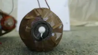 Homemade Coilgun testfire