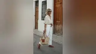 Идеи с чем носить белые штаны
