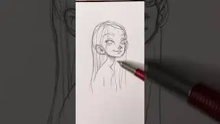 Draw STRAIGHT HAIR smartly