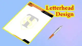 Letterhead Design in Ms Word || Tutorial 2023