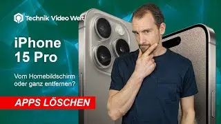 iPhone 15 Pro - Apps löschen Vs. Apps vom Homebildschirm entfernen •  • 📲1️⃣5️⃣ • 🚮 • Tutorial