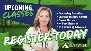 Upcoming Schedule of Classes - REGISTER TODAY!