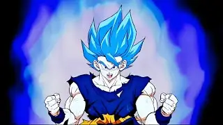 Super Saiyan Blue Aura Black Screen (Movie Version)