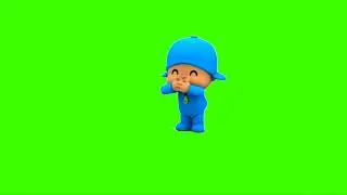 Pocoyo Green Screen | WITHOUT WORDS | POCOYO FREE | 5 footages | Animation | Download | №295