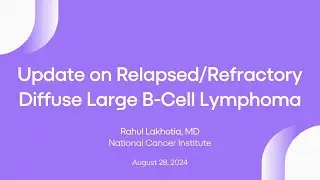 Update on Relapsed/Refractory Diffuse Large B-Cell Lymphoma | Lymphoma Research Foundation Webinars