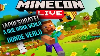 DONDE VER MINECON LIVE 2020⛰️MINECRAFT!