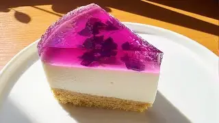 No-Bake Flower Cheesecake! Easy No Bake Cheesecake.