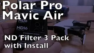 Mavic Air, Polar Pro ND Filters Install