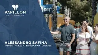 Oktoberfest Started with Alessandro Safina at Papillon Zeugma Relaxury | Tapping The Keg