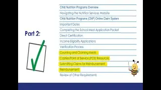 2023 School Meals Bookkeeper Training (Part 2 - Section 3)
