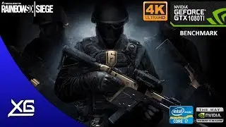 Rainbow Six Siege Benchmark Graphics on EVGA GTX 1080TI 11GB GDDR5X FTW3 | ULTRA | 4K | FPS-TEST