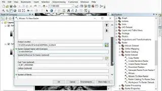 ArcGIS Mosaic to new raster