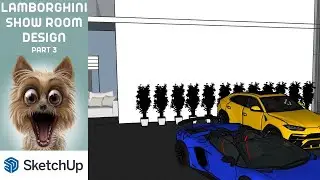 HOW TO DO LAMBORGHINI SHOW ROOM DESIGN PART3 ONLY DEFAULT TOOL 😍 THIS IS SIMPLE METHOD AND EASYWAY 😍