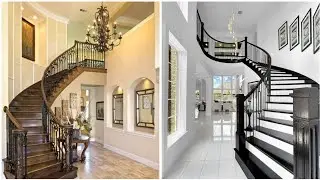 Top 50 ! Modern Staircase Design Ideas | Stair  Tiles Designs | Latest Stair Grill & Railings Design