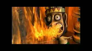 Foodfight! Workprint - Screaming Tiki Guy