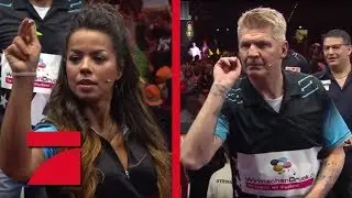 Stefan Effenberg & Max Hopp vs. Fernanda Brandao & Rob Cross | Gruppenphase | Promi Darts WM