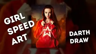 Girl | speed art by Kirill Zhigailo