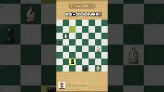 BISHOP POWER #chess #puzzle #90 7/1/2024 |#shorts
