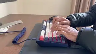 Keychron Q1 Sound Test with Stock Phatom Red Switches
