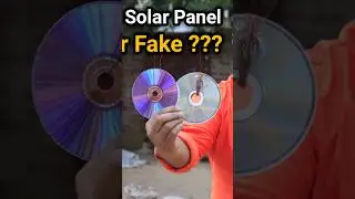 I Made Solar Panel ⚡ With DVD? #technicalsokil #shorts #realvsfake