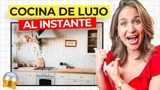 HAZ TU COCINA MODERNA Fácil y Rápido, Tú Mismo! 😱 Top 10 Tips Diseño de Interiores Elegantes