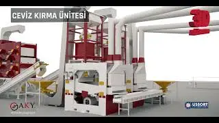 Ceviz Kırma, Eleme ve Temizleme Tesisi, Mersin - AKY Technology
