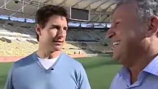 Reportagem - Zico e Tom Cruise se encontram no Maracanã (2013)