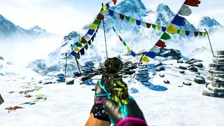 Far Cry 4 - John Wick Style - Aggressive Stealth Kills[Death from Above]