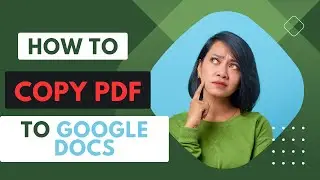 How to Copy PDF Files to Google Docs