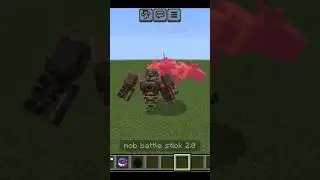 (Shadow Golem Addon) Shadow Golem Vs Ice Golem (DarkAge Bizzare) #minecraftmobbattle #mcmods
