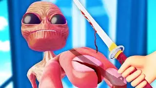 Cutting Nails with KATANA... (Nail Salon VR)