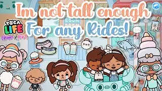 Toca Life World | Im not tall enough for any rides!? 🎢 #17 | Toca boca (Pippa & Pip series)