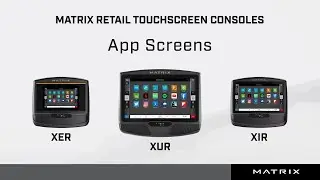 Matrix Retail Touchscreen Consoles-App Screens