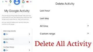 My activity delete | how to delete my activity | activity history delete | activity clear kaise kare