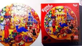 Круговой пазл на 180 деталей Round puzzle!