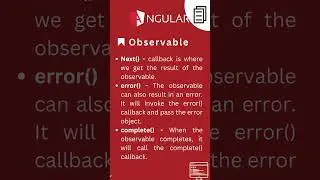 Angular Observable - by Credo Systemz