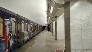 Отправление Новогодней Оки со станции Полянка.