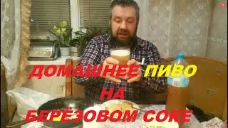 Домашнее пиво с берёзового сока