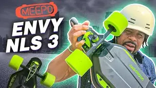 Meepo Envy NLS-3 finally Hobbywing ESC & a deck with Flex!  Meepos best electric skateboard to date