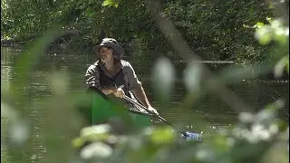Canoe half day trip down Hennerton  Backwater.Henley on Thames