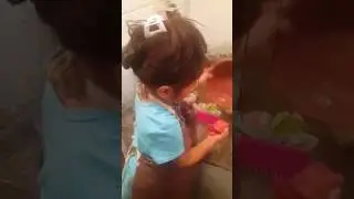 La Vale lavando sus calzones Sep/2016