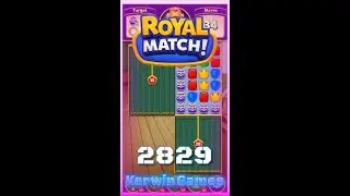 Royal Match Level 2829 - Super Hard Level - No Boosters Gameplay