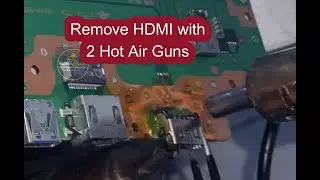 How to Remove HDMI Easily on PS5, PS4, PS3 or Xbox With 2 Hot Airguns