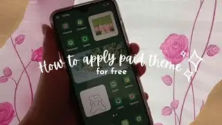 how to apply vivo paid themes for free ~☁️