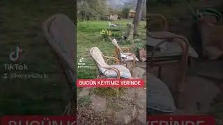 bahçede keyif