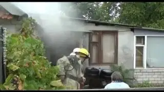 Пожар, как следствие грозы