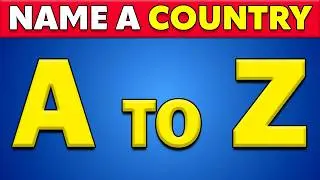 Name a Country from A to Z 🌍🔤 | Geography Quiz 2026