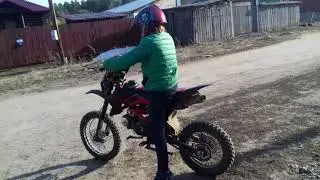 Открыл мотосезон! Ура! Питбайк IRBIS TTR-125